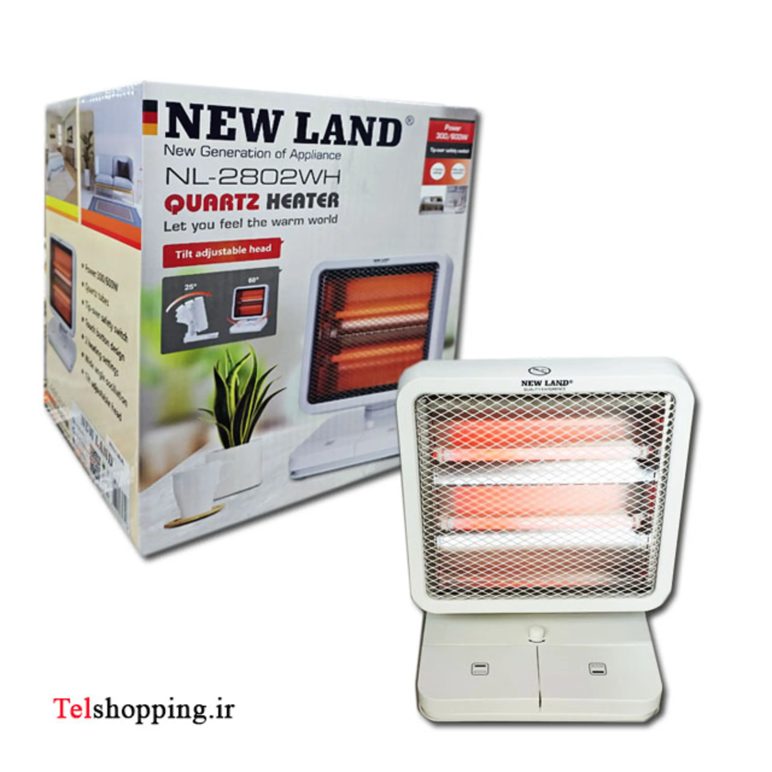 بخاری برقی نیولند مدل NL2802WH